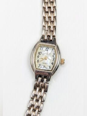 Jessica Mother of Pearl Silver Tone Dress Watch - Japan Movt